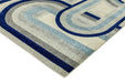 Asiatic nova nv30 retro blue Blue, Grey Living Room  Rug.