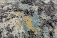 Asiatic nova nv32 abstract blue Blue, Grey, Multicoloured Living Room  Rug.