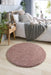 My Mats buddy nude pink Pink Living Room Shaggy Rug.