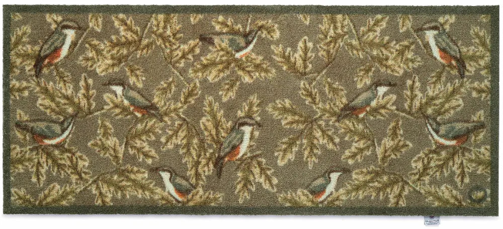 Patterned Hug Rug Nuthatch 1