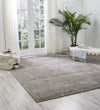 Nourison ocean ocp02 surf Grey Living Room Wool Rug.