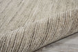 Nourison ocean ocs01 sand Beige Living Room Wool Rug.