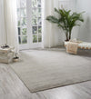 Nourison ocean ocs01 shell Ivory Living Room Wool Rug.