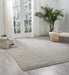 Nourison ocean ocs01 shell Ivory Living Room Wool Rug.