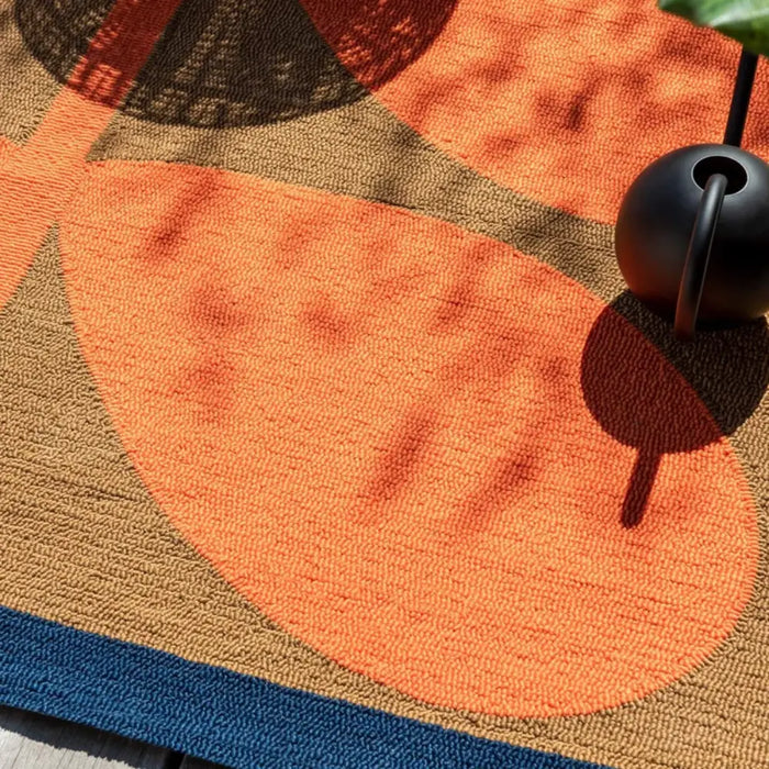 In-Outdoor Orla Kiely Giant Sixties Stem-Tomato outdoor 463703 Rug