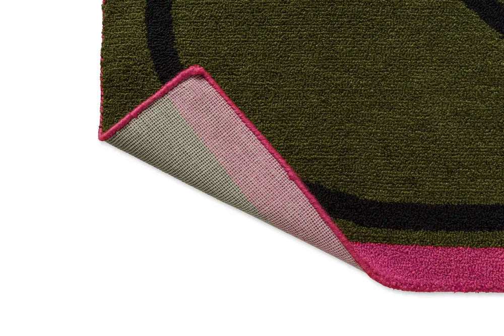 In-Outdoor Orla Kiely Linear Stem Olive outdoor 464407 Rug