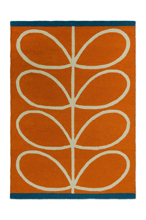 In-Outdoor Orla Kiely Linear Stem Orange outdoor 464403 Rug