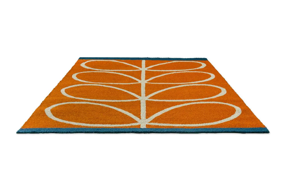 In-Outdoor Orla Kiely Linear Stem Orange outdoor 464403 Rug