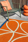 In-Outdoor Orla Kiely Linear Stem Orange outdoor 464403 Rug