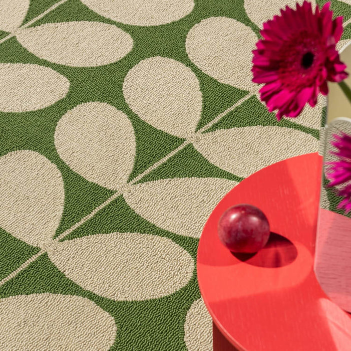 In-Outdoor Orla Kiely Solid Stem - Basil outdoor 463607 Rug