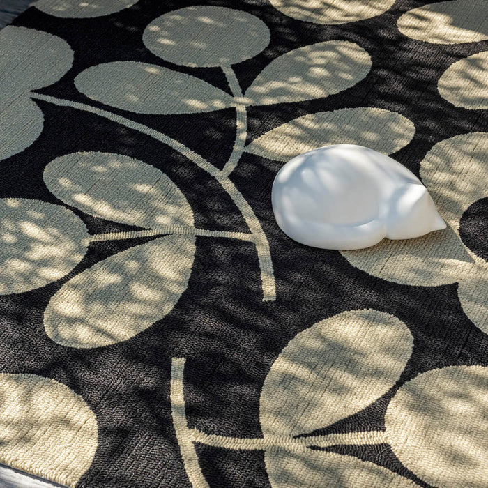 In-Outdoor Orla Kiely Stem Sprig-Monochrome outdoor 463905 Rug
