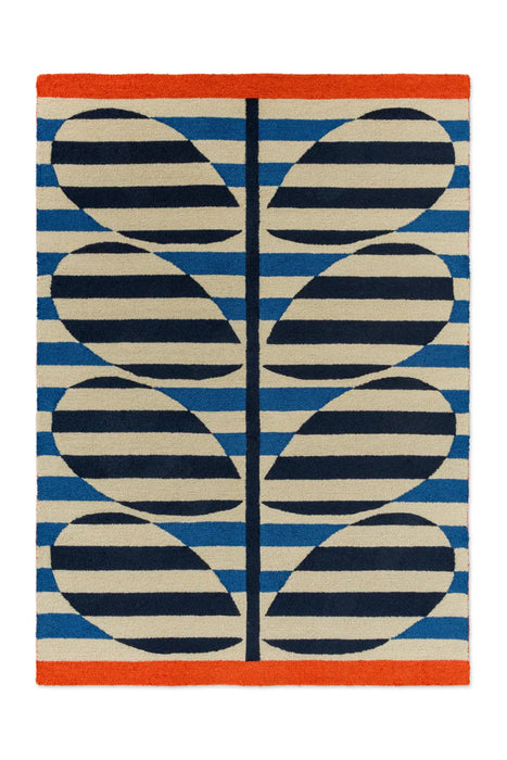 In-Outdoor Orla Kiely Stripy Stem Azure outdoor 464308 Rug