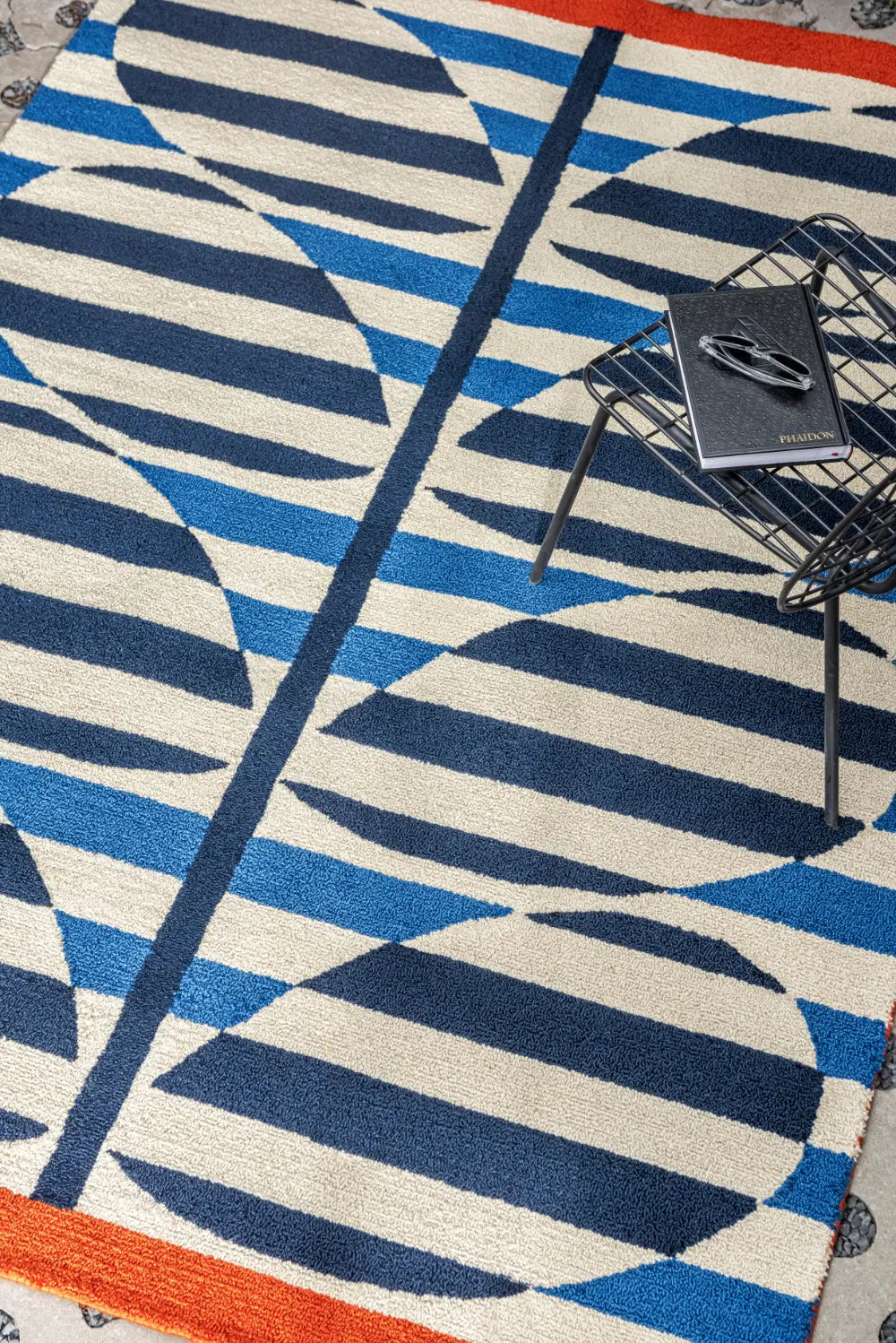 In-Outdoor OR Stripy Stem Azure outdoor Multicoloured Rug — RugsDirect ...