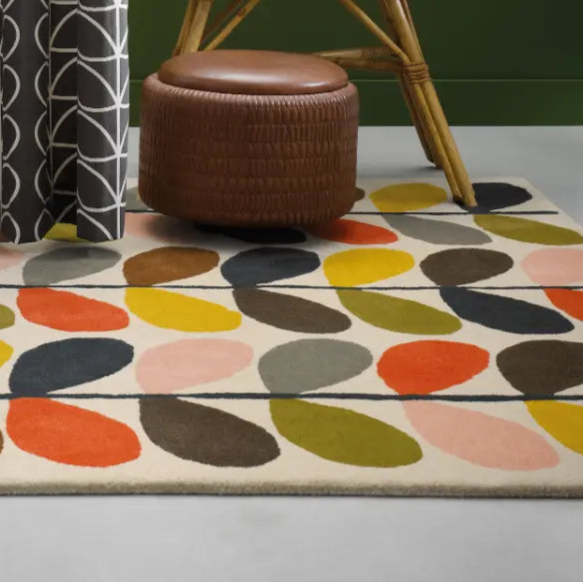 Classic Bright Multi Stem Rug main image 1
