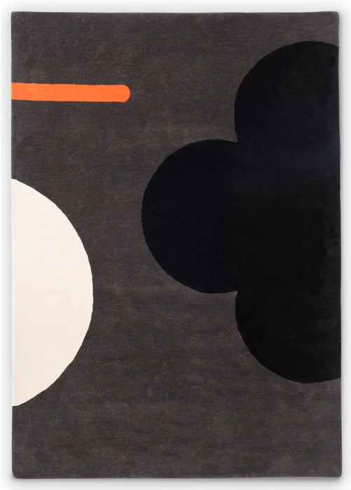 Orla Kiely Geo Flower Graphite 060605 Rug