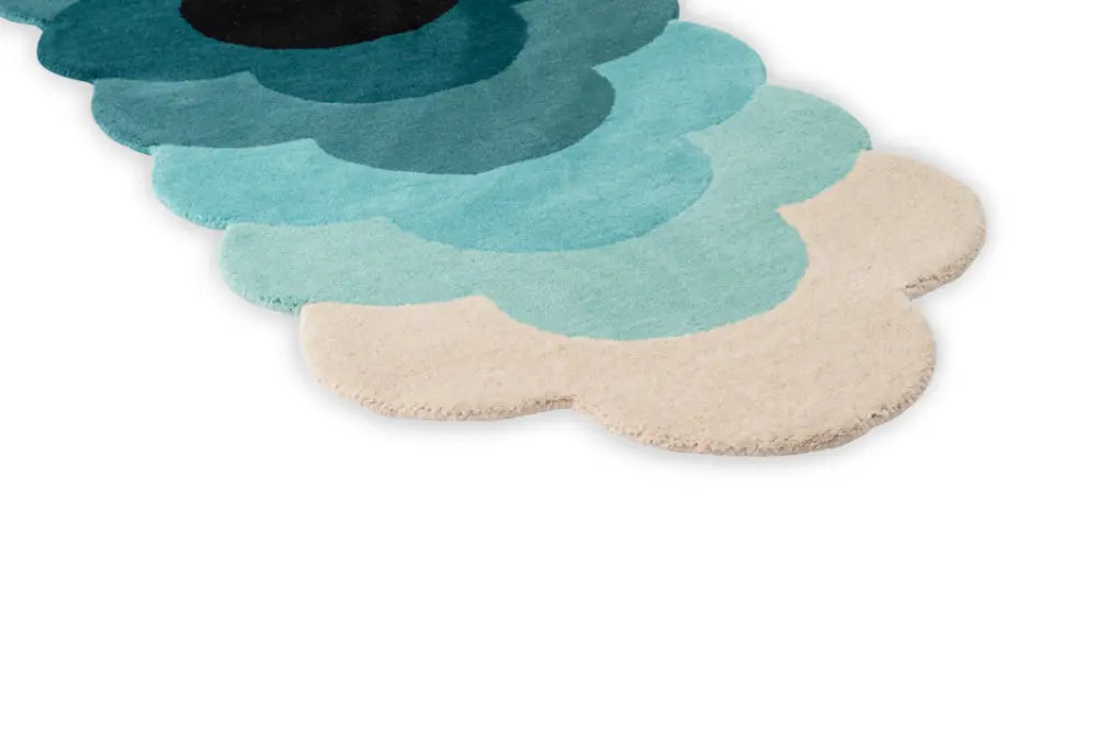 Orla Kiely Optical Flower Teal 061207 Rug