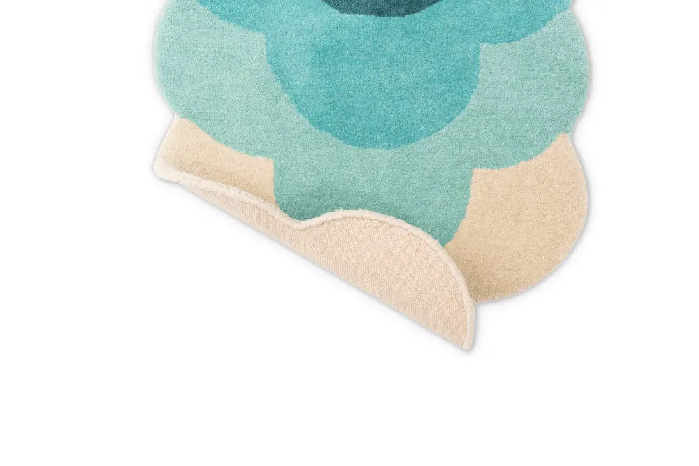 Orla Kiely Optical Flower Teal 061207 Rug