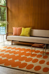 Optical Oval OR Orange/Sand