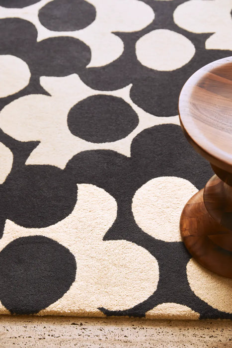 Orla Kiely Puzzle Flower Slate 060905 Rug