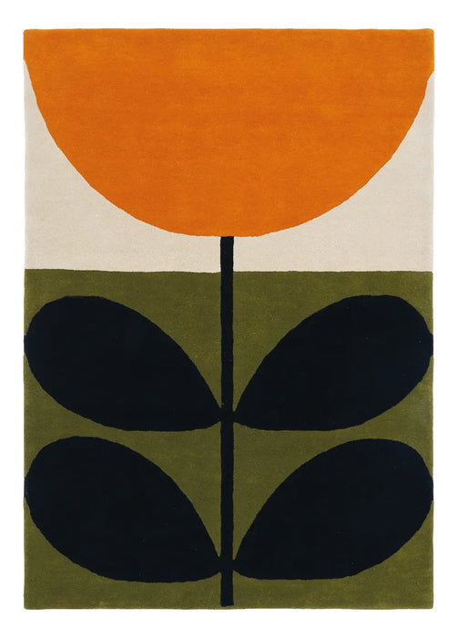 Orla Kiely Stem Black 059803 Rug