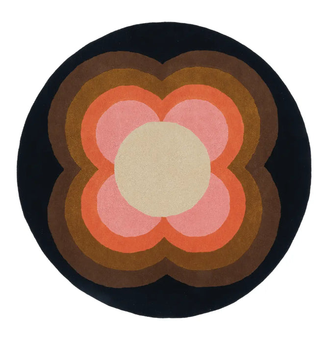 Orla Kiely Sunflower Pink 060005 Rug