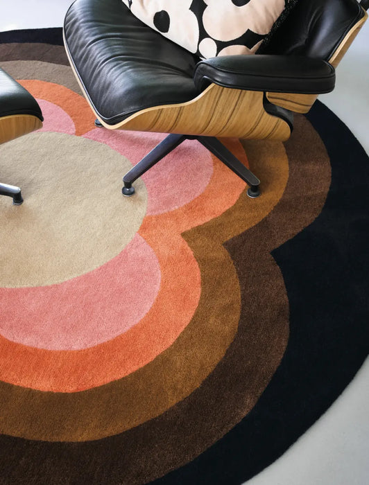 Orla Kiely Sunflower Pink 060005 Rug