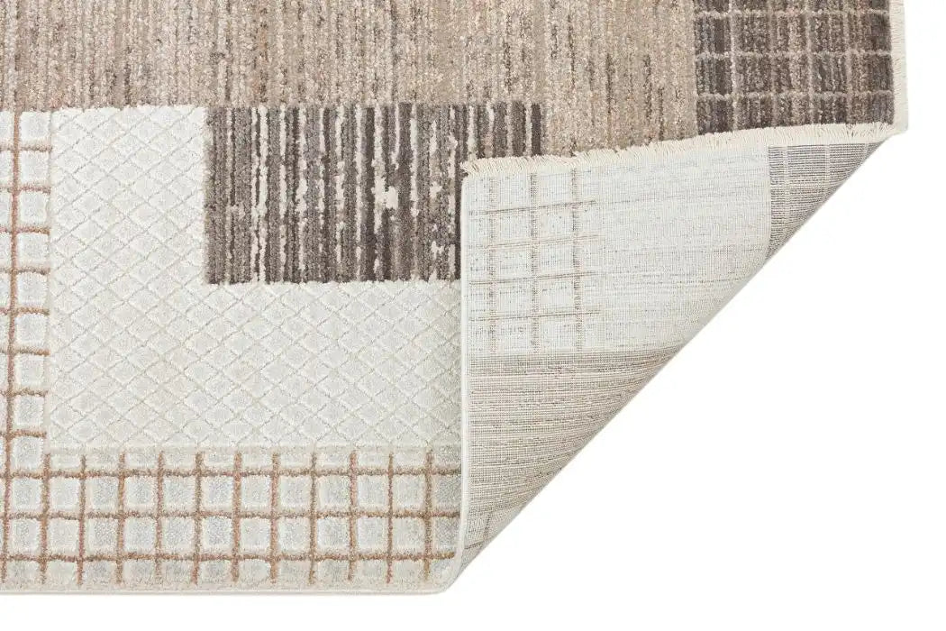 Concept Looms onyx onx03 grey Grey, Multicoloured Living Room Geometric Rug.