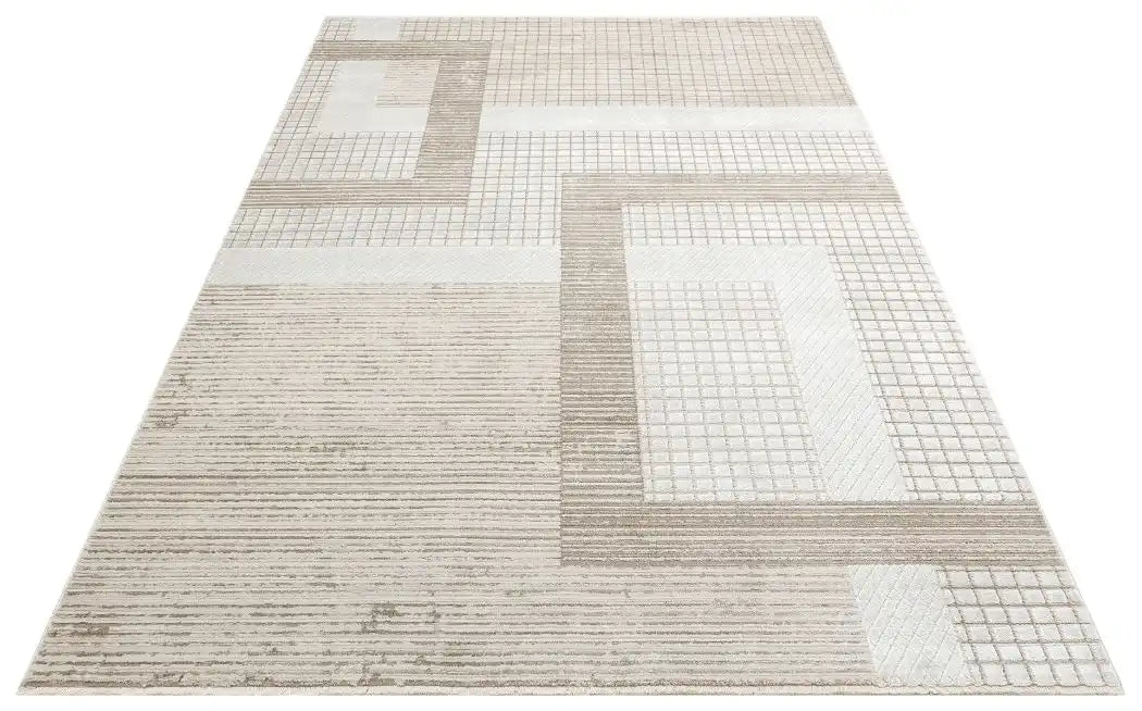 Concept Looms onyx onx04 silver Grey Living Room Geometric Rug.