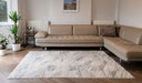 Concept Looms onyx onx09 silver Grey Living Room Geometric Rug.