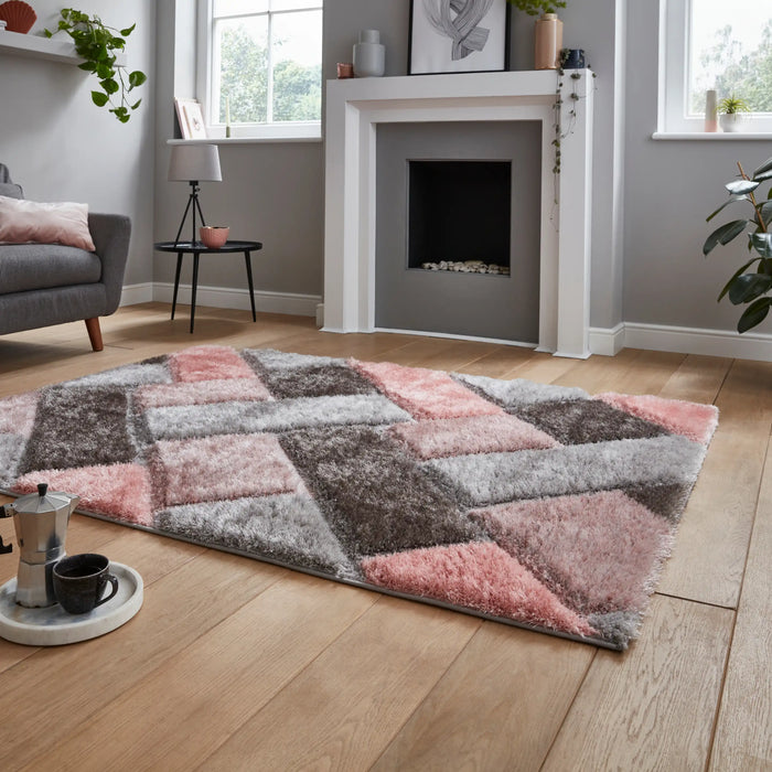 Olympia 2239 Grey Pink Rugs - Buy 2239 Grey Pink Rugs Online from Rugs ...