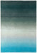 Asiatic ombre om03 blue Blue Living Room Wool Rug.