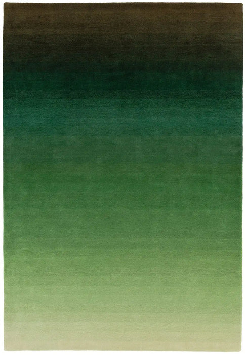 Asiatic ombre om04 green Green Living Room Wool Rug.