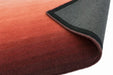 Asiatic ombre om02 rust Orange Living Room Wool Rug.