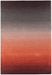 Asiatic ombre om02 rust Orange Living Room Wool Rug.