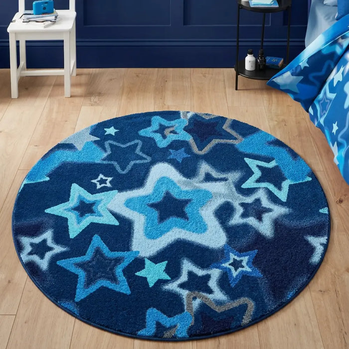 Catherine Lansfield Ombre Stars Blue - Washable