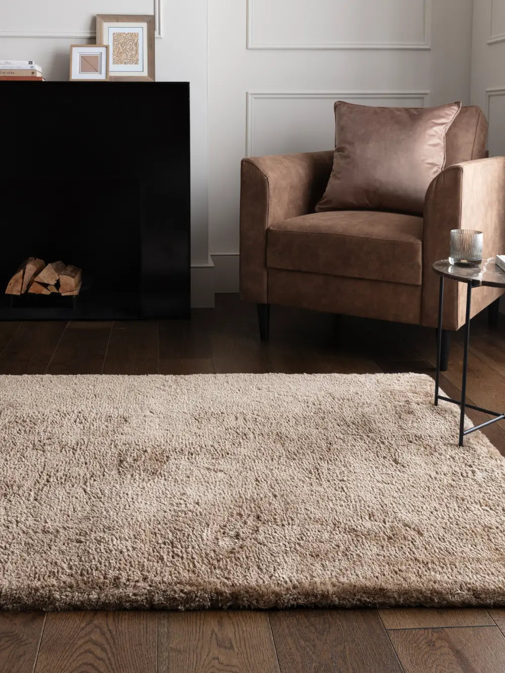 Asiatic | Opulence Taupe Rug | Hard-wearing & Durable — RugsDirect Online