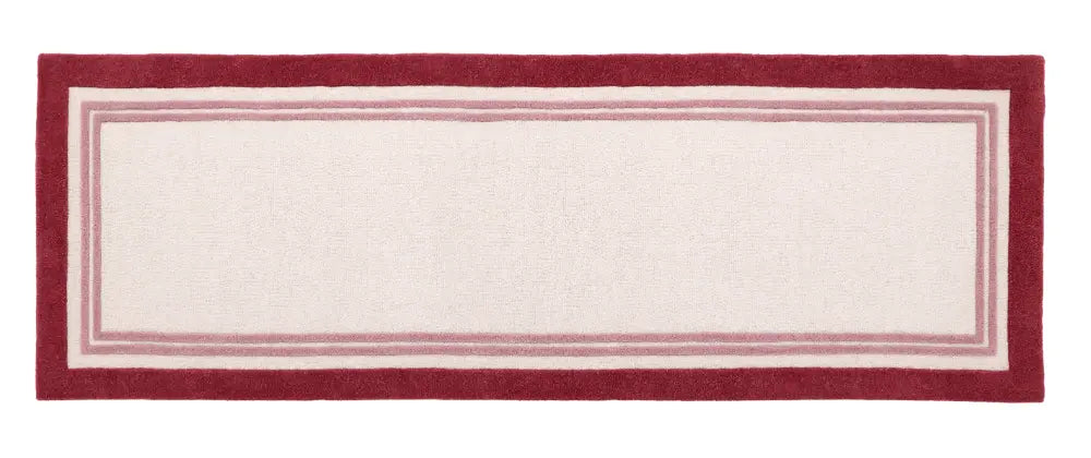 Deep Raspberry Rug Piper Raspberry Cream Rug — RugsDirect Online