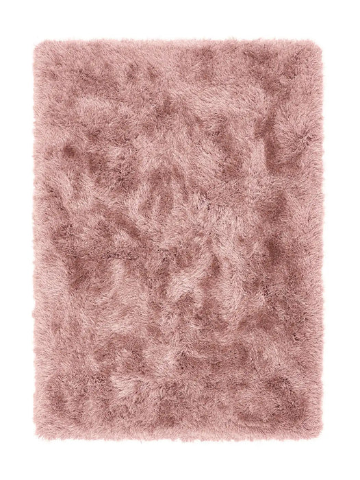 Origins extravagance rose Pink Living Room Shaggy Rug.