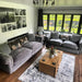 Photo by colin M., | Asiatic orion or04 abstract blue Living Room  Rug.