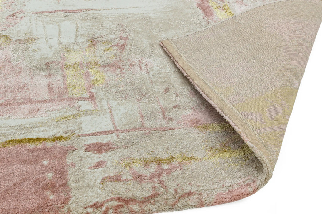 Asiatic orion or01 decor pink Ivory, Multicoloured, Pink Living Room  Rug.