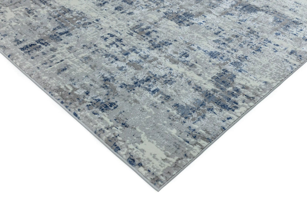 Asiatic orion or04 abstract blue Blue Living Room  Rug.