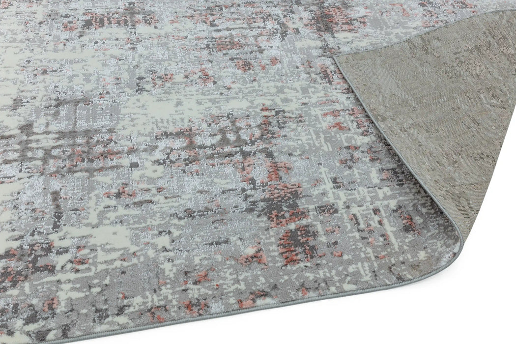 Asiatic orion or06 abstract pink Grey, Pink Living Room  Rug.