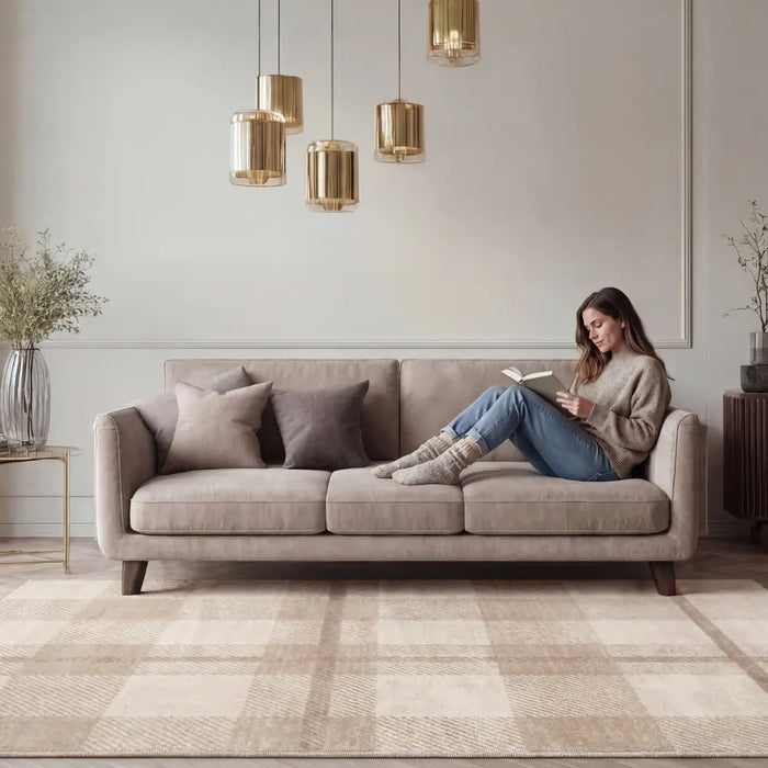 Oscar Angus Beige Modern
