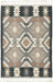 Asiatic paloma pa01 zanzibar Multicoloured Living Room Geometric Rug.