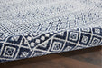 Nourison palermo pmr04 navy grey Blue, Navy Living Room Geometric Rug.