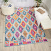 Nourison passion nourison psn02 multi coloured Multicoloured Living Room  Rug.