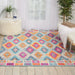Nourison passion nourison psn02 multi coloured Multicoloured Living Room  Rug.
