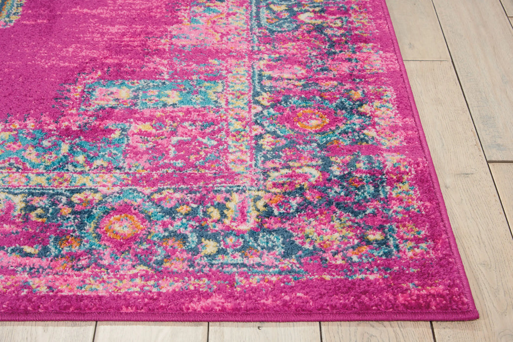 Nourison passion nourison psn03 fuchsia Multicoloured, Pink Living Room  Rug.