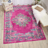 Nourison passion nourison psn03 fuchsia Multicoloured, Pink Living Room  Rug.