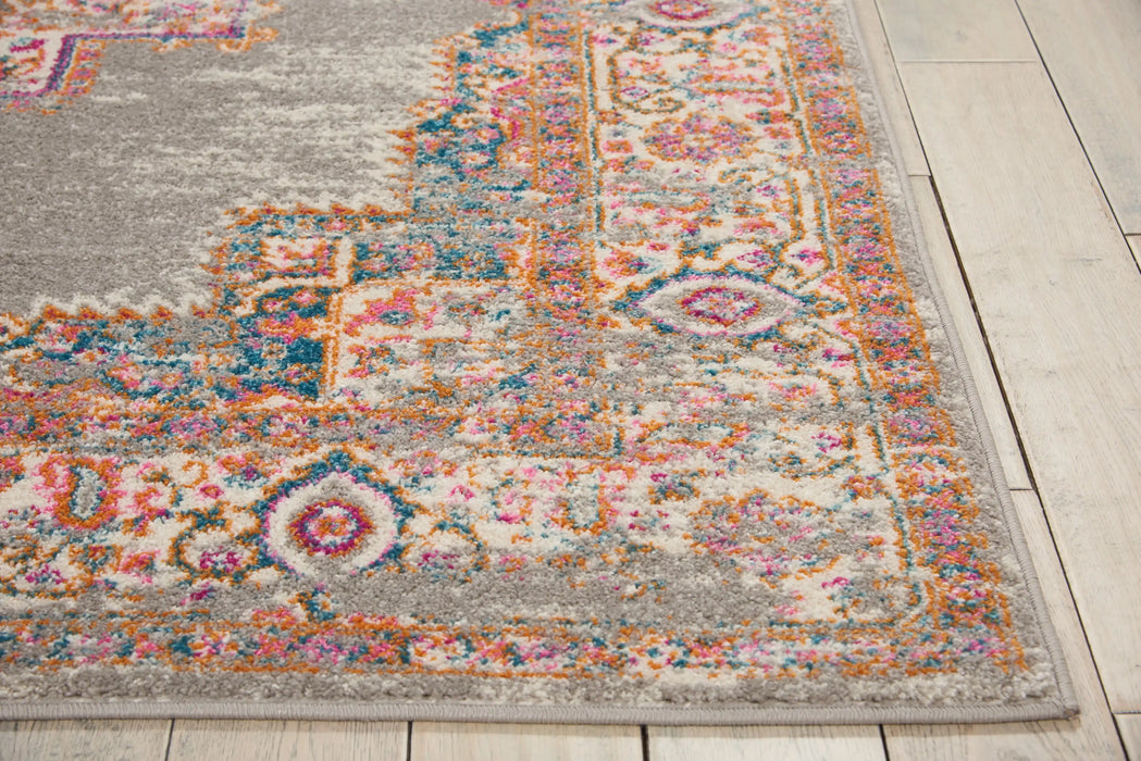 Nourison passion nourison psn03 grey Grey, Multicoloured Living Room  Rug.